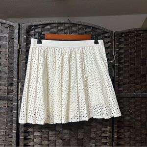 Tory Burch Tory Sport white Aline tennis skirt with shorts athleisure medium